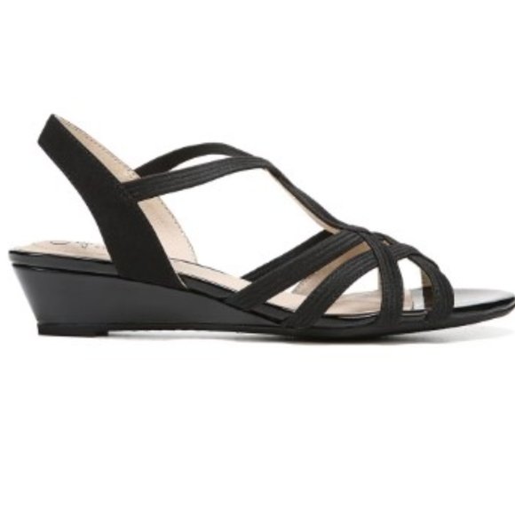 LIFESTRIDE Yaya Strappy Dress Sandals Black  9.5  Shoes - Picture 9 of 15